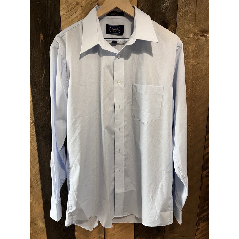 The Arrow Head Company Wrinkle Free Dress‎ Shirt  Blue. Size 16 - 34/35